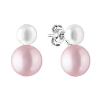 Decentné perlové náušnice Samael