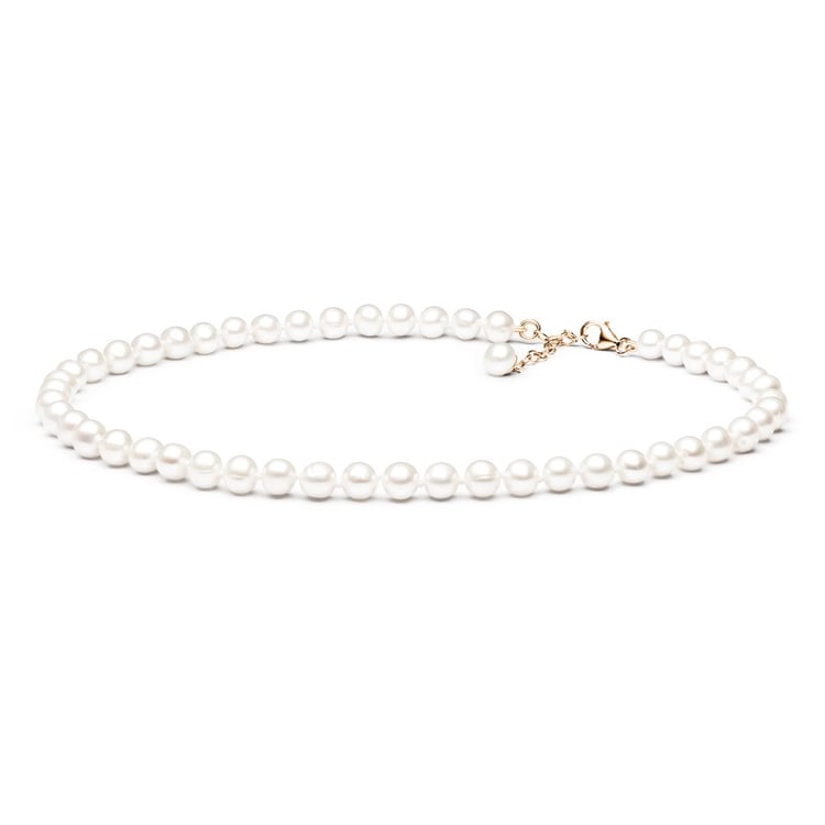 Strieborný perlový náhrdelník Marely 163768