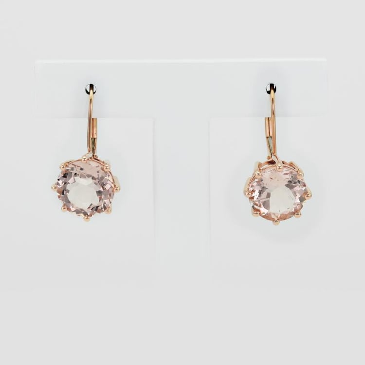 Morganitové náušnice 25817