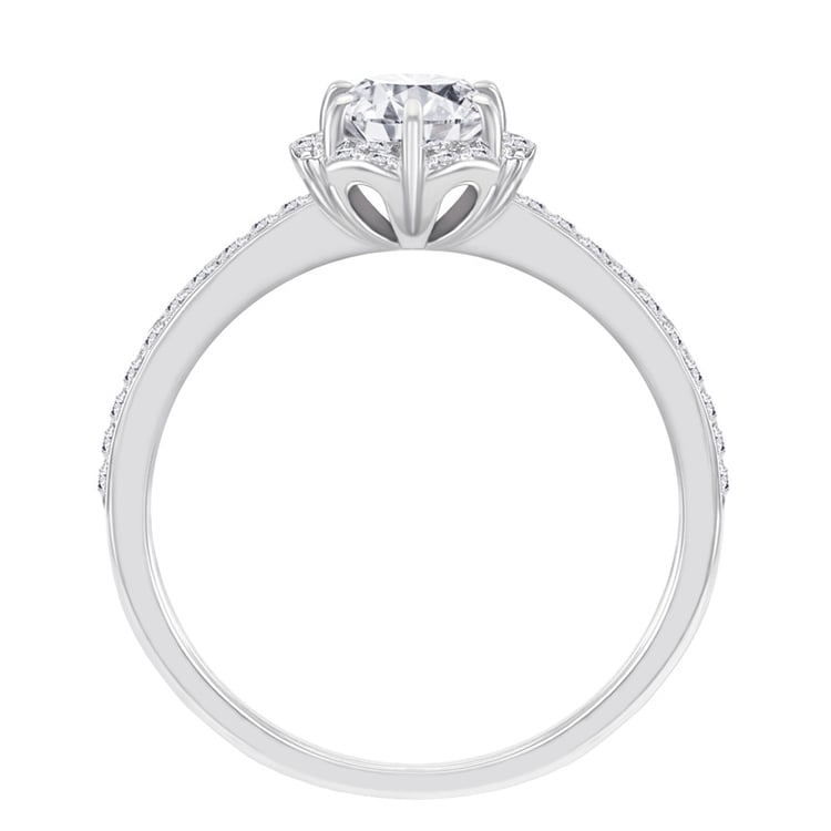 Diamantový zásnubný prsteň 66042