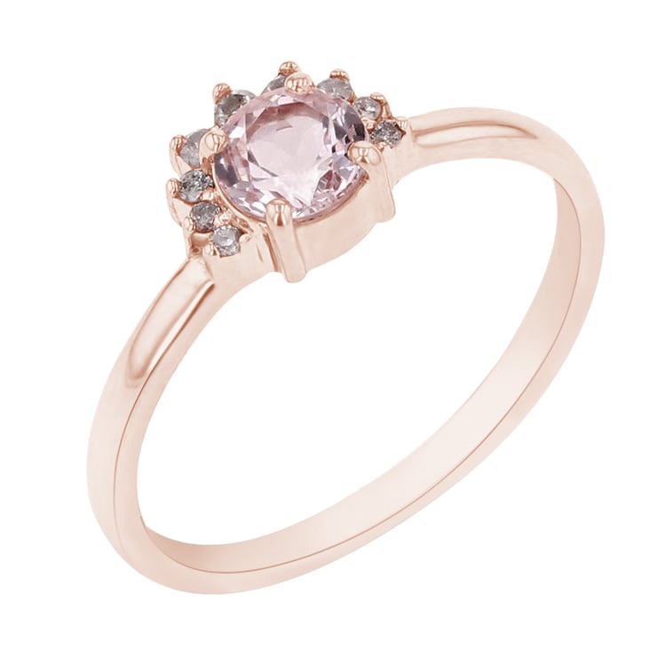 Rozvodový zlatý prsteň s morganitom Joshua 165307