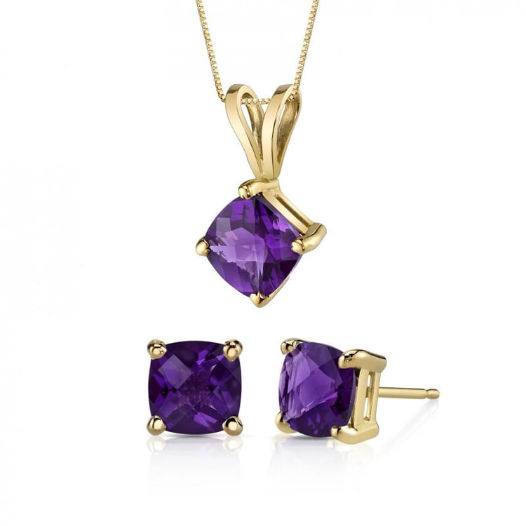 Kolekcia ametystových šperkov 20310