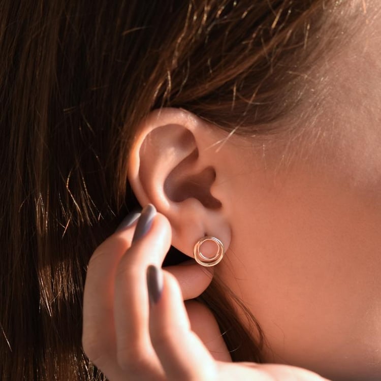 Zlaté náušnice 40271