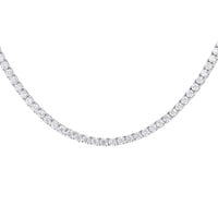 Zlatý tenisový náhrdelník s lab-grown diamantmi Austin