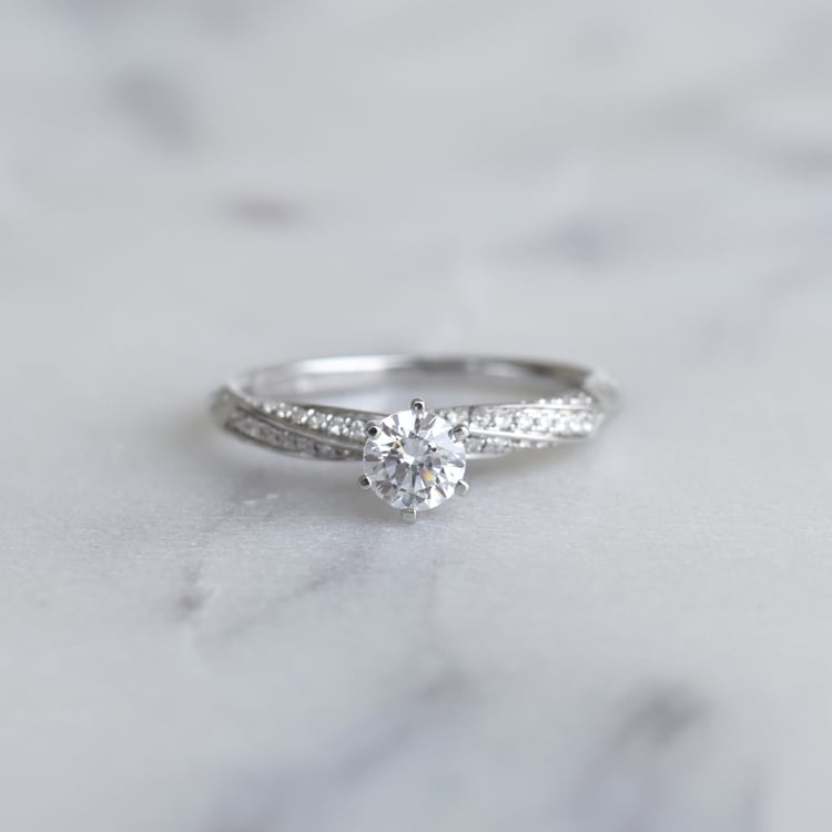 Diamantový prsteň zo zlata 86274