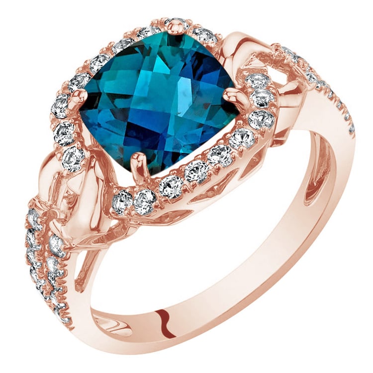 Prsteň s alexandritom a lab-grown diamantmi Nobu 116307