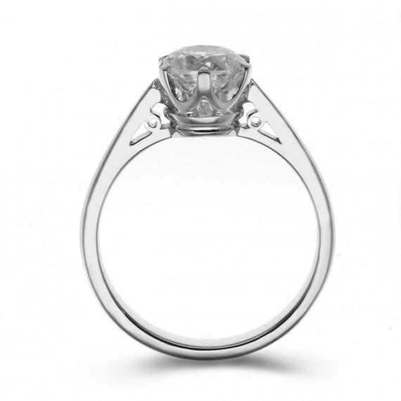 Prsteň z platiny Veida 8649