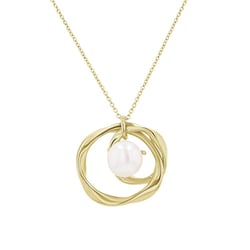 Strieborný prívesok s perlou Alya