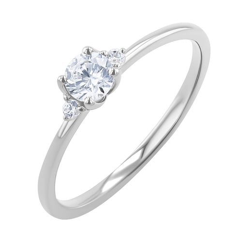 Zásnubný prsteň s lab-grown diamantmi Hye