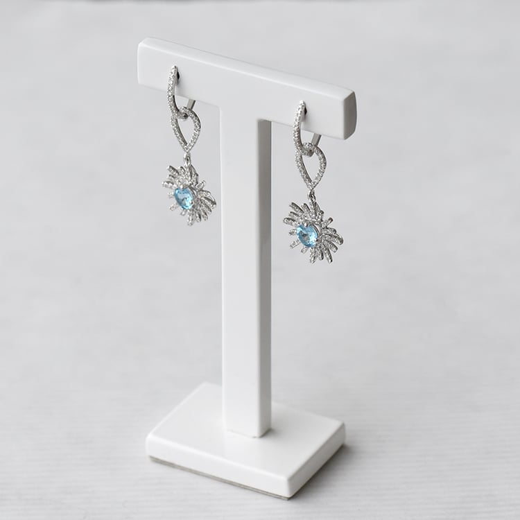 Náušnice vločky 73213