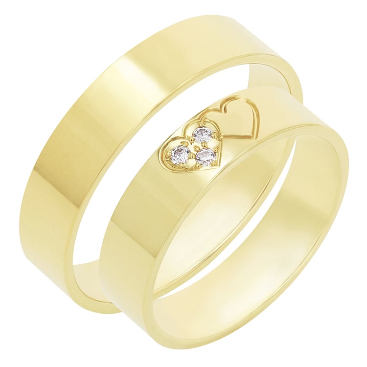Zlaté snubné prstene