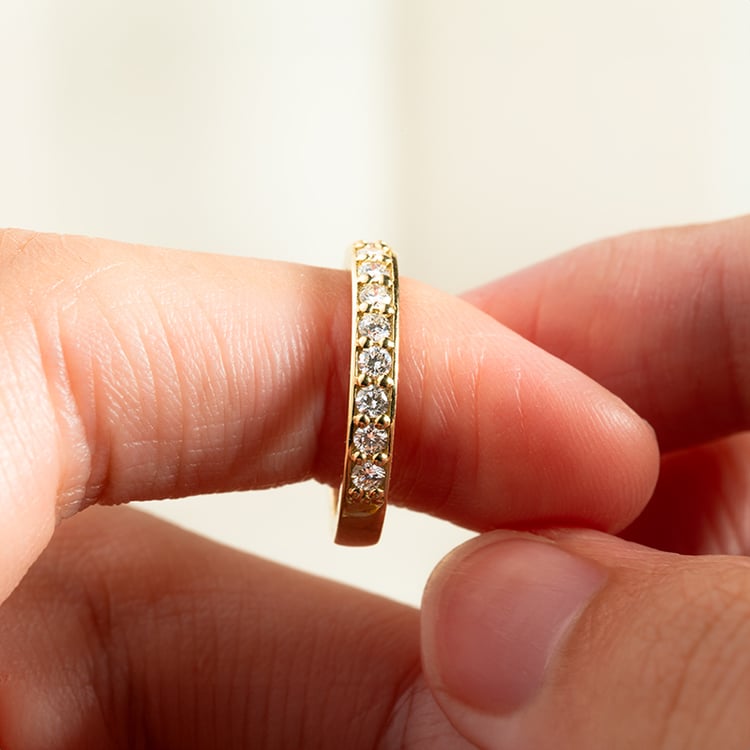 Eternity prsteň s 2mm diamantmi Miany 146337