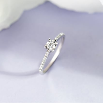 Zásnubný prsteň s lab-grown diamantmi Danias