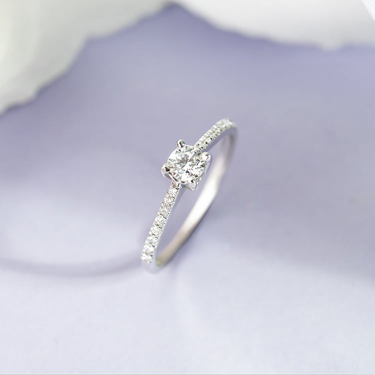 Zásnubný prsteň s lab-grown diamantmi Danias 151705