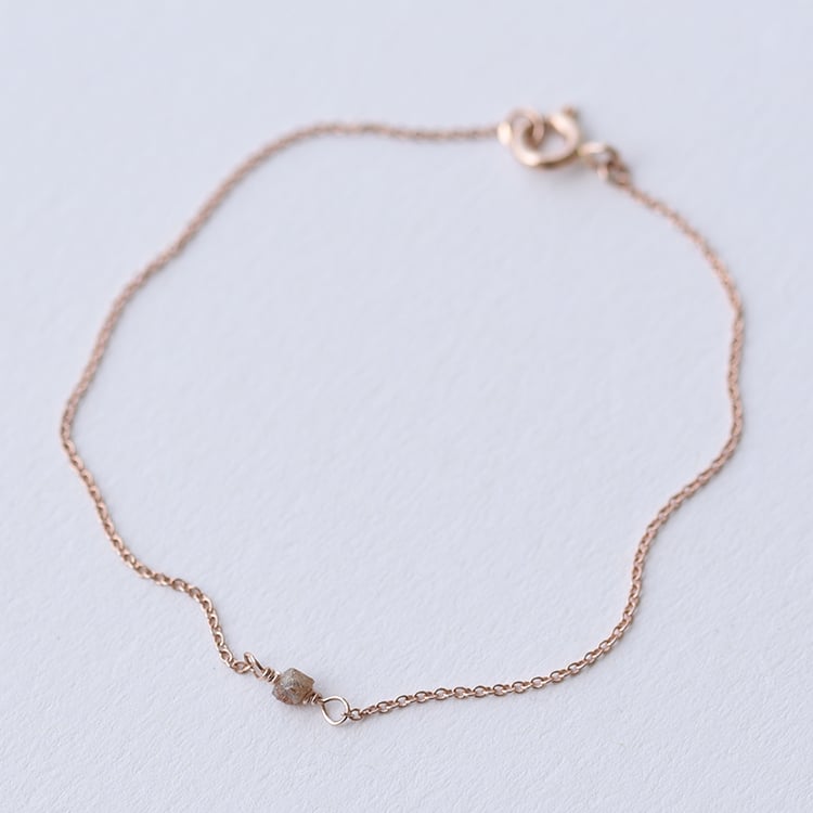 Zlatý náramok s diamantovou kockou 62263