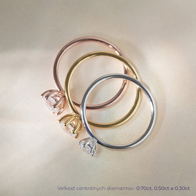 Zásnubný prsteň s diamantom Birdie 120648