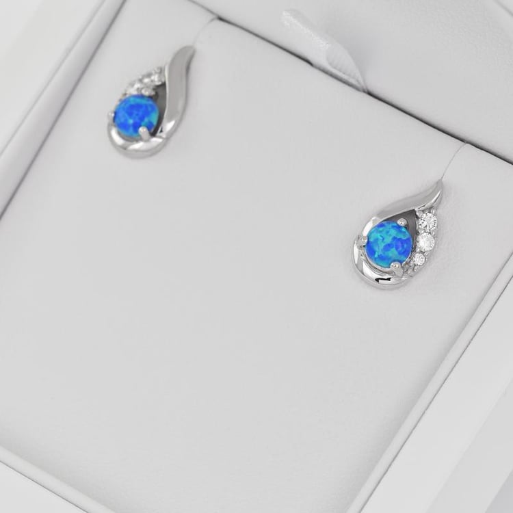 Náušnice s opálmi 29112