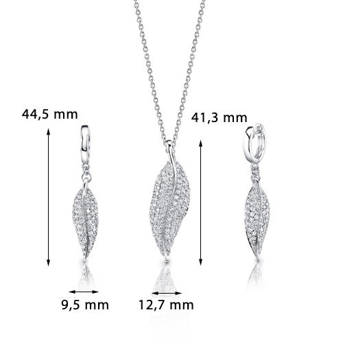 Zirkónová kolekcia šperkov 3799