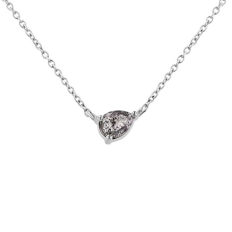 Náhrdelník s pear salt and pepper diamantom Jazmyn 128286