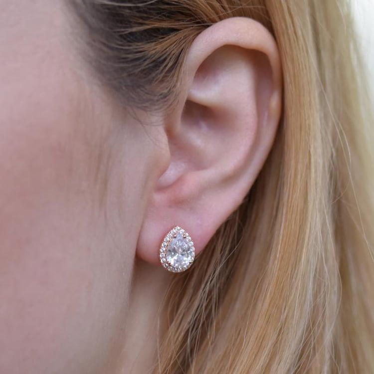 Pozlátené náušnice 18248