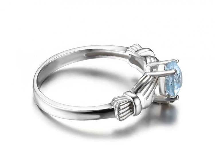 Prsteň s akvamarínom 16415