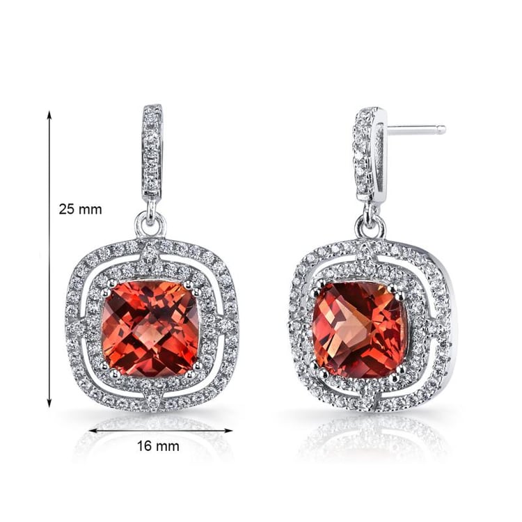 Zafírové náušnice 21435