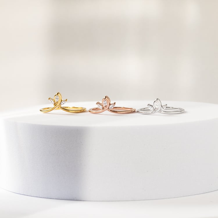 Vykrojený prsteň s marquise lab-grown diamantmi Tyrone 141447