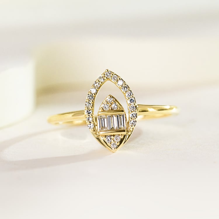 Strieborný prsteň zdobený lab-grown diamantmi Sigurd 161858