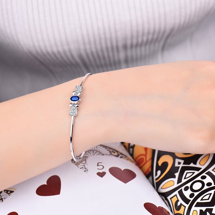 Náramok z bieleho zlata 18822