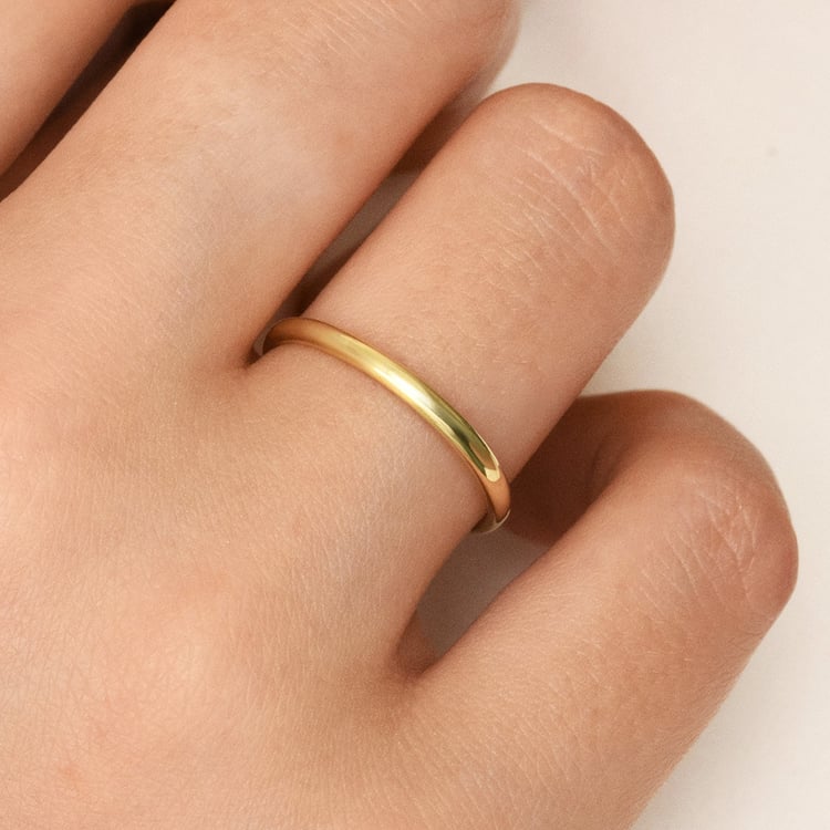 Komfortné svadobné obrúčky zo zlata 158877