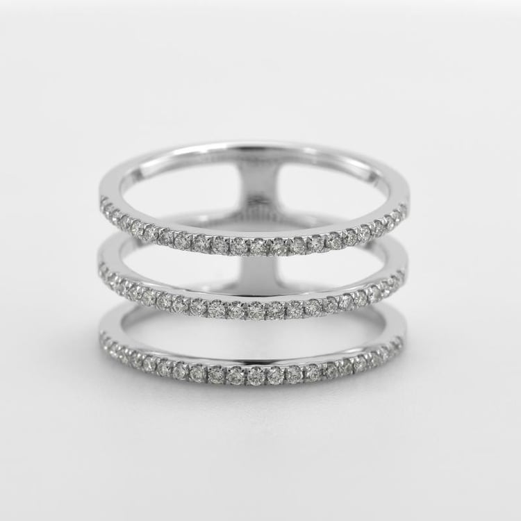 Prsteň zo zlata s diamantmi 49756