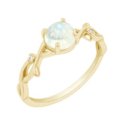 Rozvodový prsteň s mesačným kameňom a diamantmi Harry