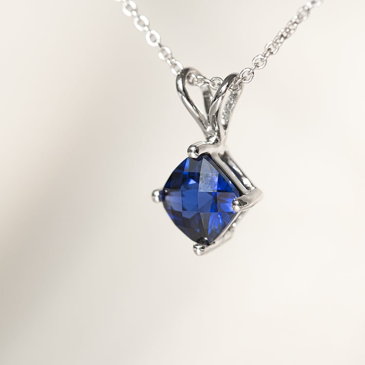 Zlatý prívesok so zafírom Rayna 135296