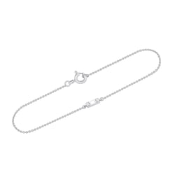 Minimalistický zlatý náramok s bielym zafírom Ozzie