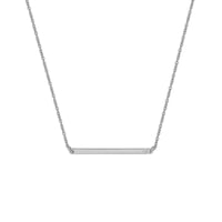 Jemný platinový náhrdelník s diamantom Charena