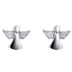 Strieborné náušnice s anjelmi Rabia