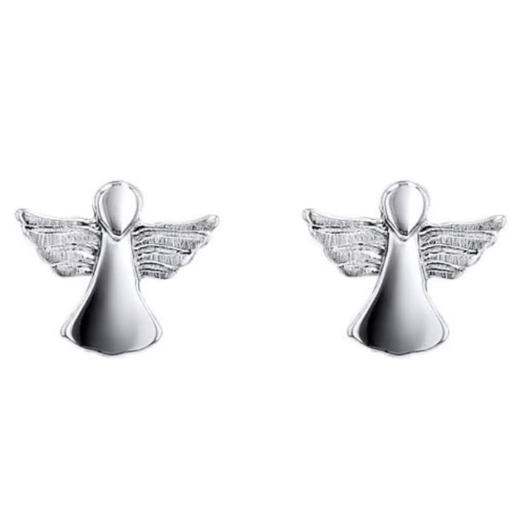 Strieborné náušnice s anjelmi 