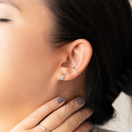 Zlaté napichovacie náušnice Rachelle