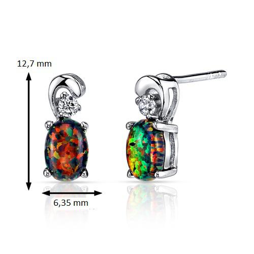 Náušnice s opálmi Dorly 9901