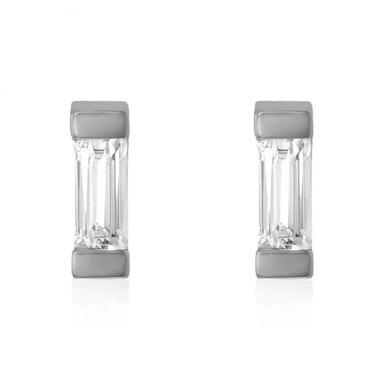 Zlaté minimal náušnice 20838