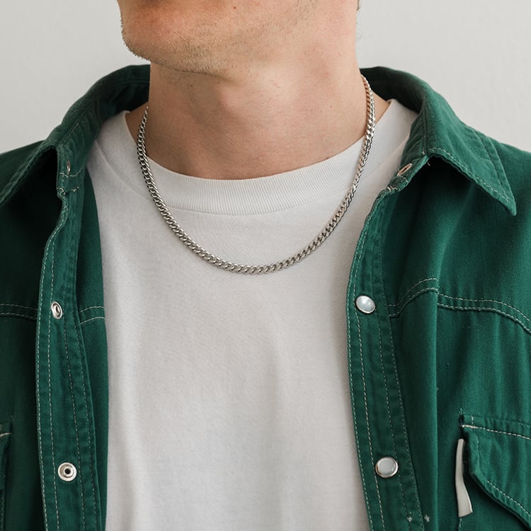 Panzer retiazka 50 cm zo striebra 129906