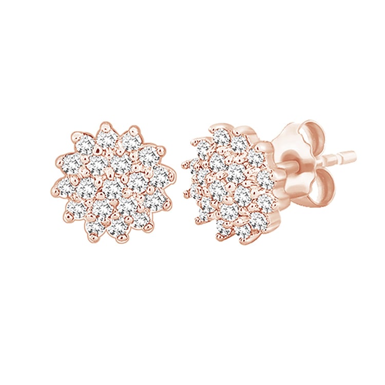 Náušnice s diamantmi 95082