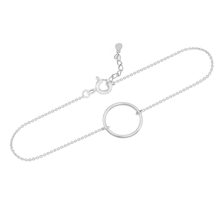 Strieborný minimalistický náramok Karma 104922