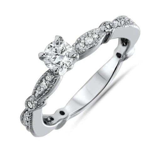 Zlatý zásnubný prsteň