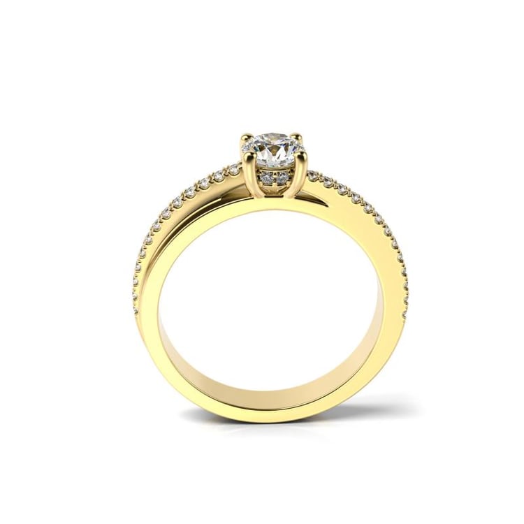 Diamantový zásnubný prsteň 19881