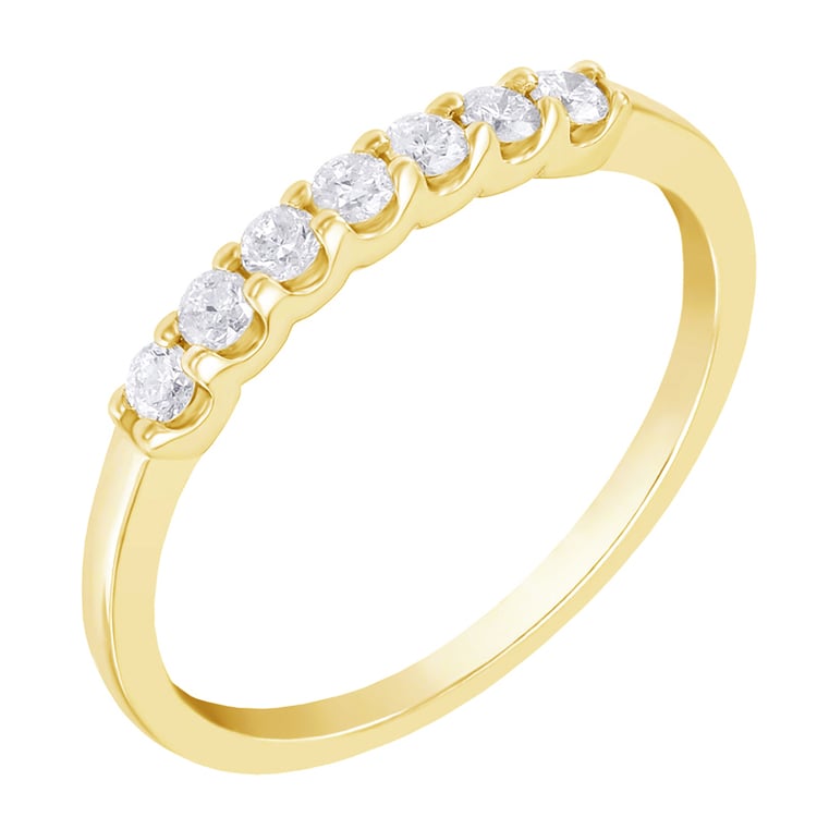 Zlatý eternity prsteň s diamantmi 94440