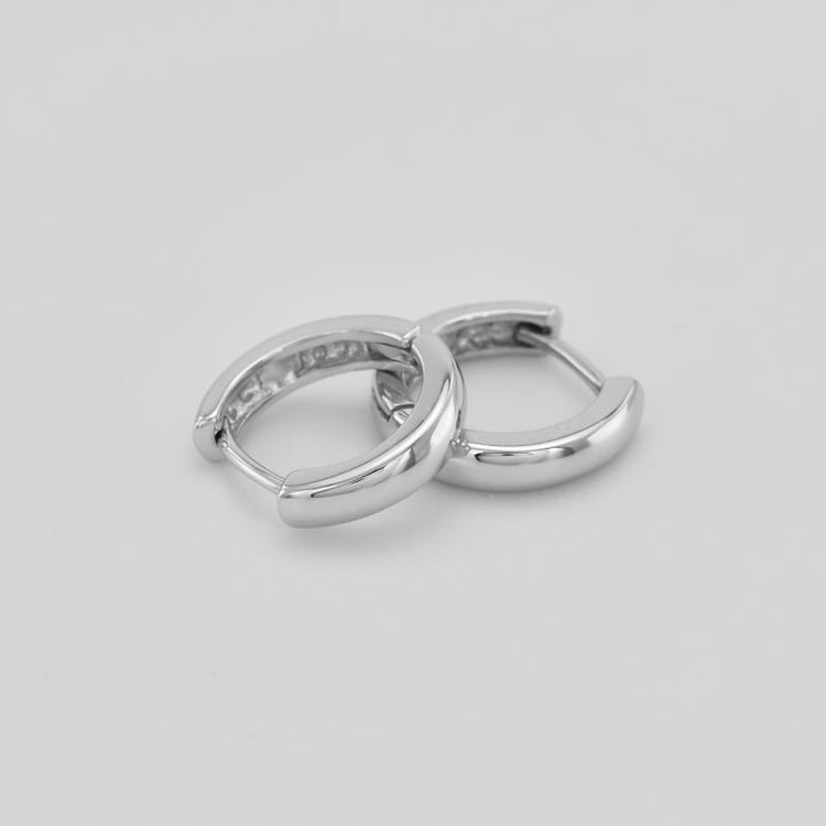 Strieborné náušnice krúžky 43003
