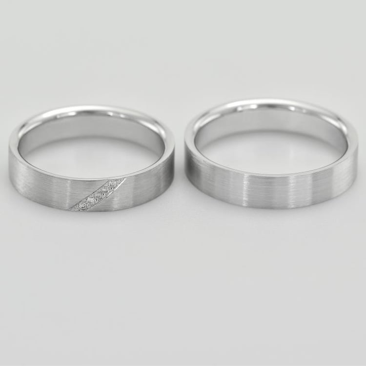 Platinové snubné prstene 44692