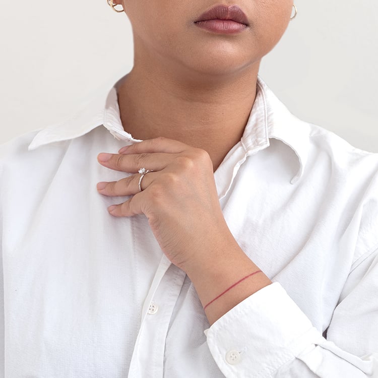 Nežný zásnubný prsteň s diamantmi Maisha 128754