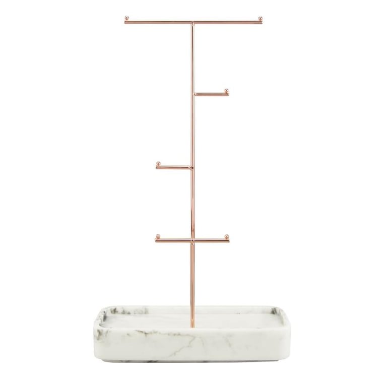 Veľký stojanček na šperky s mramorovým boxom Boston 40951